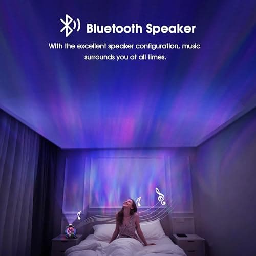 L LOHAS LED Galaxy Projector Night Light, Space Portal Night Light
