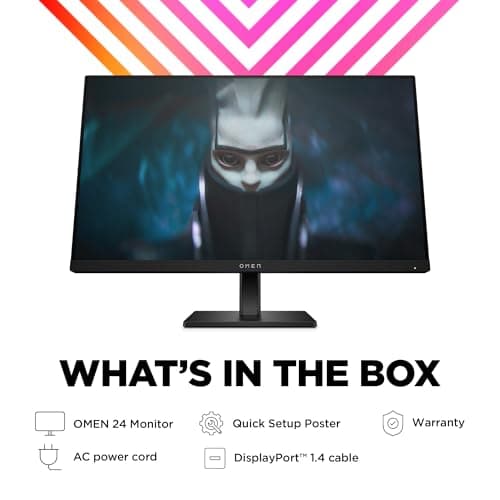 Miniatura de Monitor Gaming HP OMEN 23.8" FHD 165Hz, Panel IPS, 99% sRGB, AMD FreeSync Premium (2023) 7