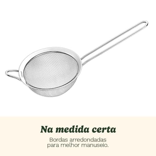 Cuisinart, Mesh Strainers, Stainless Steel Mesh Strainers for Kitchen, Fine Mesh Kitchen Strainer Set for Sifting, Straining and Cooking, Ctg-00-3Ms, 3 Count thumbnail 3