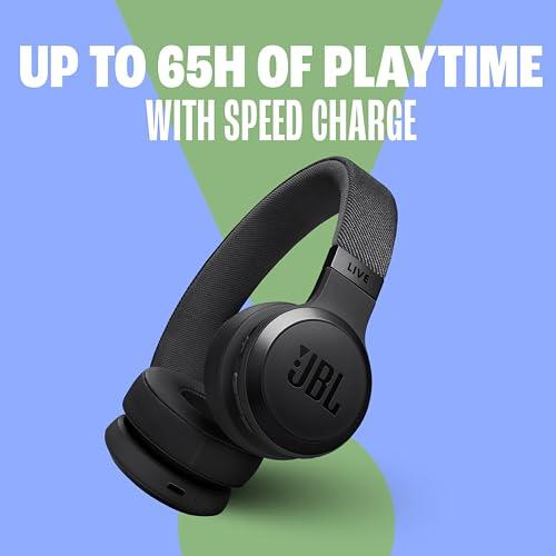 JBL Live 670NC - Wireless On-Ear Headphones with Adaptive Noise Cancelling with Smart Ambient, Up to 65H Battery Life with Speed Charge, Lightweight, Comfortable and Foldable Desig thumbnail 3