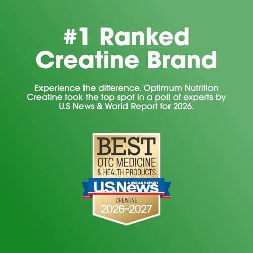 (S&S) Optimum Nutrition Micronized Creatine Monohydrate Capsules, 100 Ct