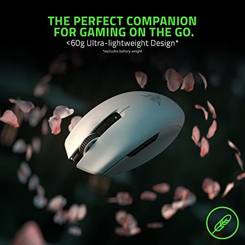 Razer Orochi V2 Wireless Gaming Mouse — Ultra Lightweight & Portable, Bluetooth & 2.4Ghz Wireless Connectivity, 18K DPI, Up to 950hrs Battery Life, Compatible with PC & Mac — White thumbnail 2