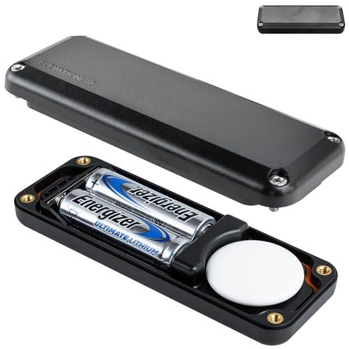 Elevation Lab AirTag 10-Year Extended Battery Case - Uses AA Batteries - 14x More Capacity Than CR2032 TimeCapsule | Waterproof, CR 2032 Battery Replacement