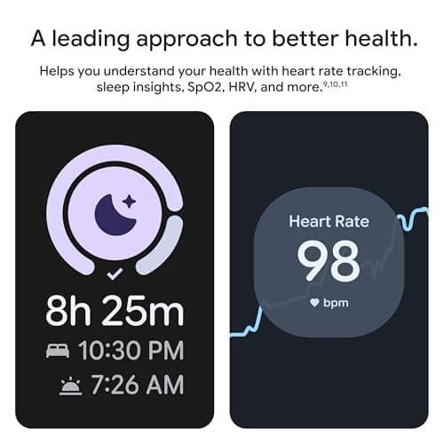 Miniatura de Google Pixel Watch 4 (45mm) - Android Smartwatch with Heart Rate and Sleep Tracking - 40-Hour Battery - Fitness Tracking - Google AI - Matte Black Aluminum Case - Obsidian Active B 9