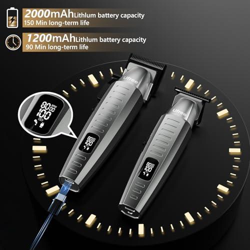Ufree Professional Clippers and Trimmers Set, Cordless Hair Clippers for Men, Barber Clippers Set with Travel Case thumbnail 4
