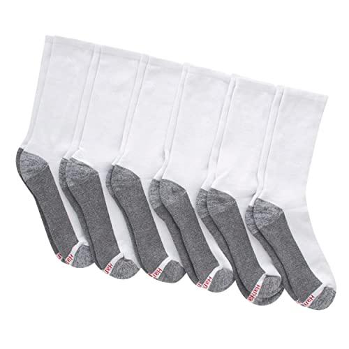 Miniatura de Calcetines Hanes Max Cushion para Hombre (Paquetes de 6 o 12, Blancos, Talla 12-14 US) 2