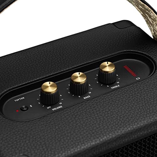 Miniatura de Bocina Bluetooth Portátil Marshall Tufton Negro y Latón 3