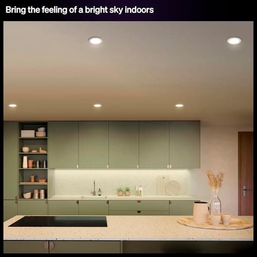 Miniatura de Foco LED Empotrable Philips Hue Delgado, Blanco (Paquete de 1) 6
