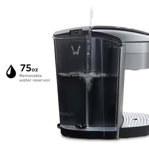 Cafetera Keurig K-Elite de Taza Única K-Cup (Plata Cepillada)