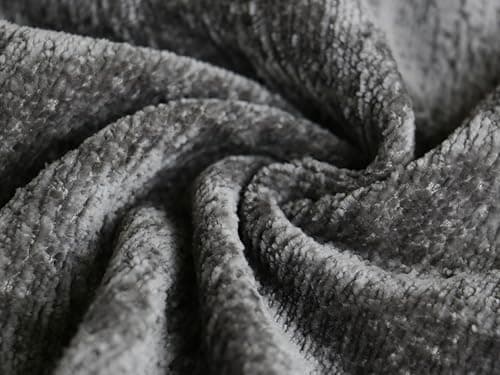 Txtin's Sleeper Sofa with Pull Out Couch Bed | 112 Inch Couches for Living Room | U-Shaped Convertible Sofa Bed | Chenille Dark Grey thumbnail 7
