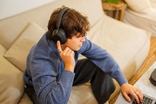 Sony WH-1000XM5 Premium Noise Canceling Headphones, Auto NC Optimizer, 30-Hour Battery, Alexa Voice Control, Black thumbnail 13