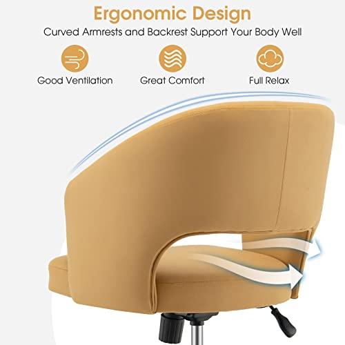 Silla de Oficina Giantex Moderna y Cómoda con Altura Ajustable