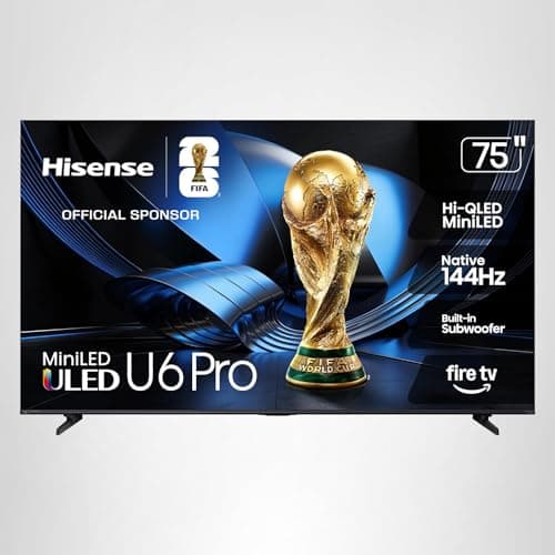 Miniatura de Smart TV Hisense 75" U6 Pro Mini-LED 4K UHD Gaming 144Hz con Fire TV y Pantalla Antirreflejos 32