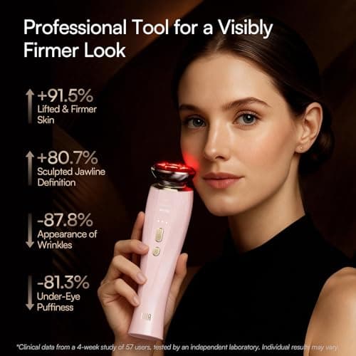 INIA 3-in-1 Red Light Therapy for Face and Neck Beauty Device for Puffiness & Skin Firming Skincare Tool thumbnail 3