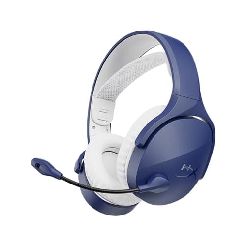 HyperX Cloud Jet – Dual Wireless Gaming Headset, 2.4GHz dongle, Bluetooth 5.3, PC, PS5, Mobile, USB-A – Light Blue