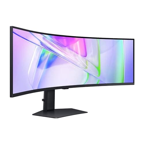 Samsung 49” Business Curved Ultrawide Dual QHD Computer Monitor, USB-C, DisplayPort, HDMI, 120Hz, VESA DisplayHDR 400, Built-in Speakers, Height Adjustable Stand, Eye Care, LS49C95 thumbnail 2