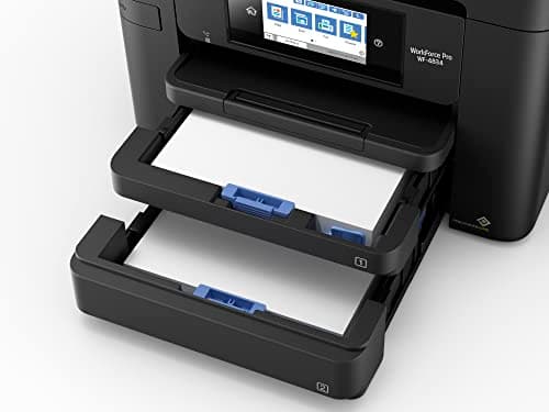 Epson Workforce Pro WF-4834 Wireless All-in-One Printer with Auto 2-Sided Print Copy, Scan and Fax, 50-Page ADF, 500-sheet Paper Capacity, 4.3" Color Touchscreen thumbnail 7