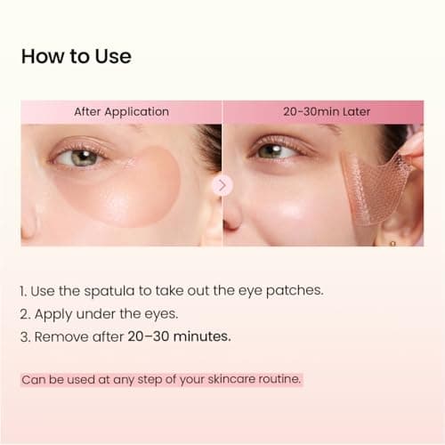 BIODANCE Collagen Peptide Eye Patches, Anti Wrinkle & Smile Line Patches for Face, Under Eye Mask for Fine Lines & Eye Bags, Travel Essentials & Self Care Gifts for Women, Korean S thumbnail 7