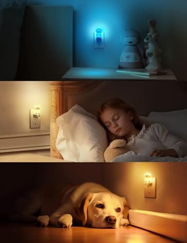 Luz Nocturna LED LOHAS Perrito 3D para Niños con Sensor