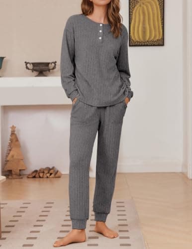 Set de Pijama y Loungewear Ekouaer para Mujer: Súper Cómodo y Versátil