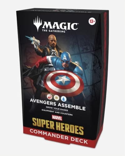 Magic: The Gathering | Marvel Super Heroes Commander Deck - Avengers Assemble (100-Card Deck + Accessories) thumbnail 2