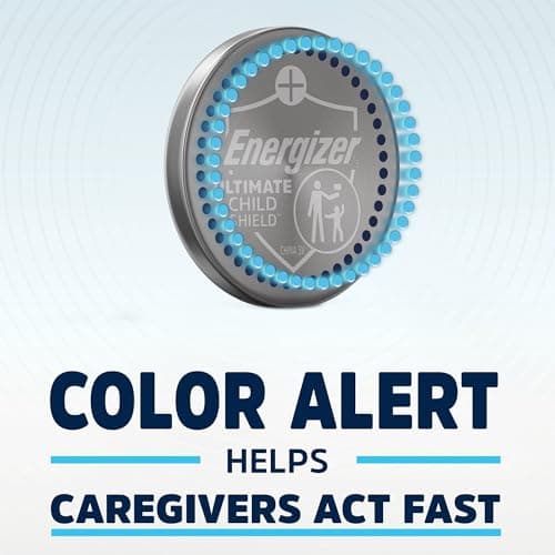 Energizer Ultimate Child Shield CR2032 Batteries (10 Pack), 3V Lithium Coin Batteries, Compatible with Apple AirTag and Tile Pro Devices, Key Fobs, Watches and More thumbnail 6