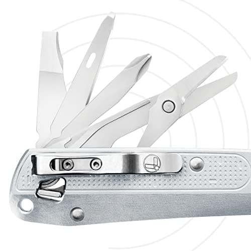 Miniatura de Multiherramienta Leatherman FREE K4X EDC, bloqueo magnético, plata 2