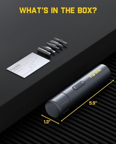 Miniatura de Desarmador Eléctrico Inalámbrico Fanttik S1 Capsule (Gris) 9