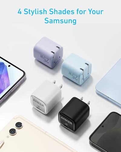 Cargador Anker USB C de 25W Compacto y Plegable con Carga Rápida PPS