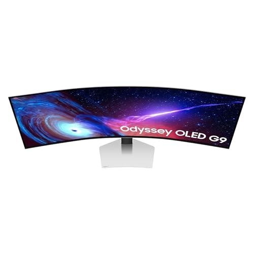 Samsung 49" Odyssey G93SC Series Curved Gaming Monitor, QD-OLED, 240Hz, 0.03ms, DQHD, G-Sync Compatible, FreeSync Premium Pro, Adjustable Stand thumbnail 19
