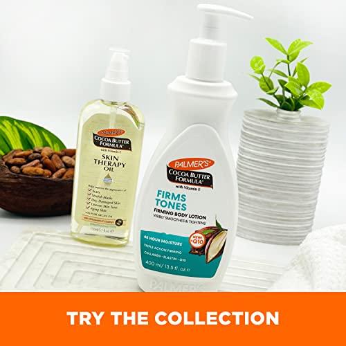 Palmer's Cocoa Butter Formula Skin Firming Body Lotion, Toning & Tightening Cream with Q10, Collagen & Elastin, Pump Bottle, 13.5 Oz. thumbnail 10
