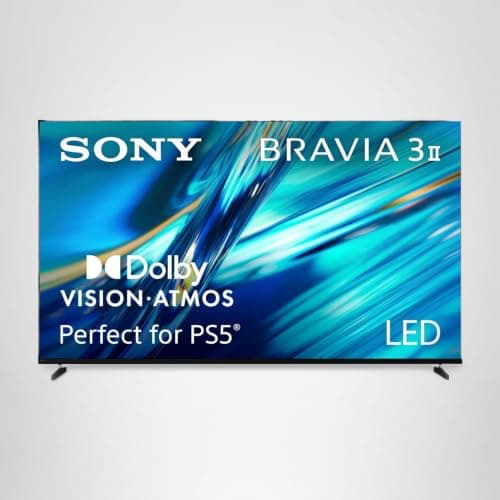 Sony 100 Inch BRAVIA 3 II LED 4K HDR Smart Google TV with Gemini K100XR30M2