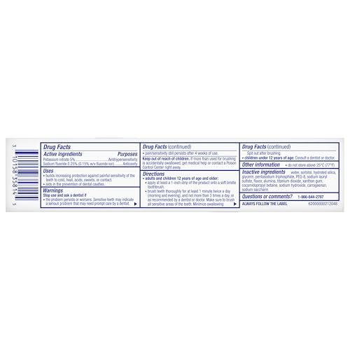 Sensodyne Clinical White Toothpaste Clinically Proven Whitening for Sensitive Teeth, Stain Protector, 3.4 oz thumbnail 13