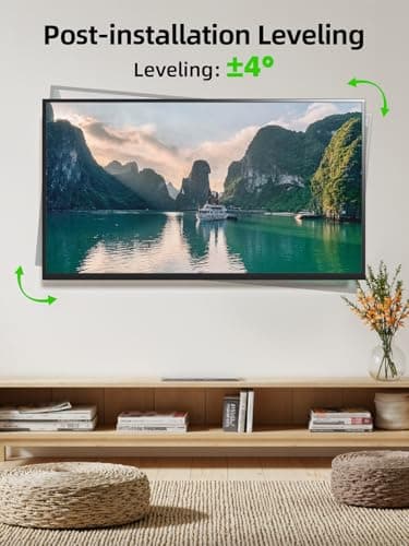 USX MOUNT Full Motion TV Wall Mount for 42-97 Inch TVs up to 150lbs, Swivel and Tilt Wall Mount TV Barcket with Extension, Max VESA 600x400mm & 16" Wood Studs，Fit Most 75 85 86 90  thumbnail 7