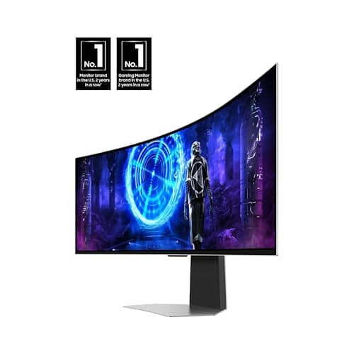Miniatura de Monitor Gaming Curvo Samsung Odyssey G9 QD-OLED de 49" (G95SD), G-Sync, Dual QHD, 240Hz 2
