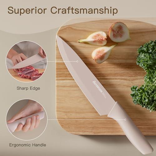 Miniatura de Juego de Cuchillos Astercook de 13 Piezas con Recubrimiento Antioxidante 9