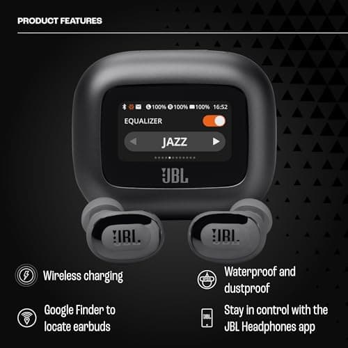 JBL Live Buds 3 - Cancelling Bud-Type Earbuds - Silver | Hi-Res Audio Wireless with JBL signature sound, Convenient Smart Charging Case for app-free control thumbnail 6
