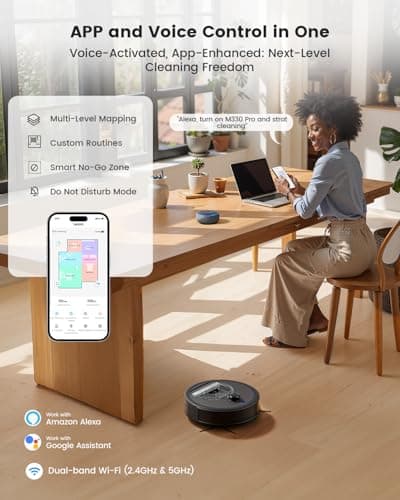 Miniatura de Lefant M330 Pro: Robot Aspiradora y Trapeadora Inteligente con Navegación Avanzada y ¡Súper Precio! 8