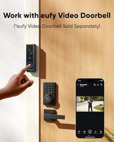 eufy Security Smart Lock C30, Keyless Entry Door Lock, Built-in WiFi Keypad Deadbolt for Front Door, No Bridge Required, Easy Installation, App Remote Control, Reliable Power, BHMA thumbnail 5