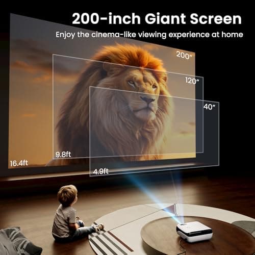 HAPPRUN Native 1080P Bluetooth Projector thumbnail 6