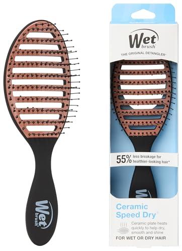 Cepillo Cerámico Wet Brush de Secado Rápido, Negro