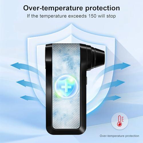 Sopladora Eléctrica SDFM 125,000 RPM para PC y Teclado, Motor Brushless, Recargable