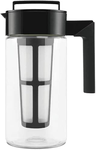 Takeya Deluxe Cold Brew Coffee Maker - BPA-Free Tritan Pitcher with Airtight Leakproof Lid, Silicone Grip Handle, Fine-Mesh Filter - Shatter-Proof, Dishwasher Safe, Made in USA - 1 thumbnail 2