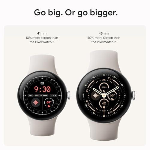 Miniatura de Google Pixel Watch 3 (45mm) 2024: Smartwatch Android con Fitbit y 24 Horas de Batería 2