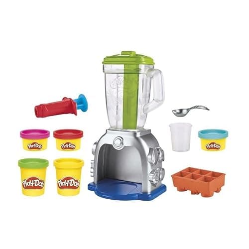 Play Doh Swirlin' Smoothies Toy Blender Playset, Play Kitchen Appliances, Kids Arts and Crafts Toys for 3 Year Old Girls and Boys and Up thumbnail 4