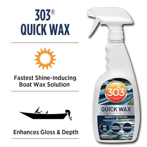 303 Marine Quick Wax for Fiberglass & Gelcoat, 32 oz thumbnail 2
