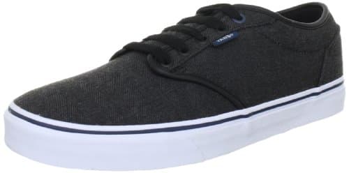 Tenis Vans Atwood de lona para hombre, Negro/Orión, 7.5 M US