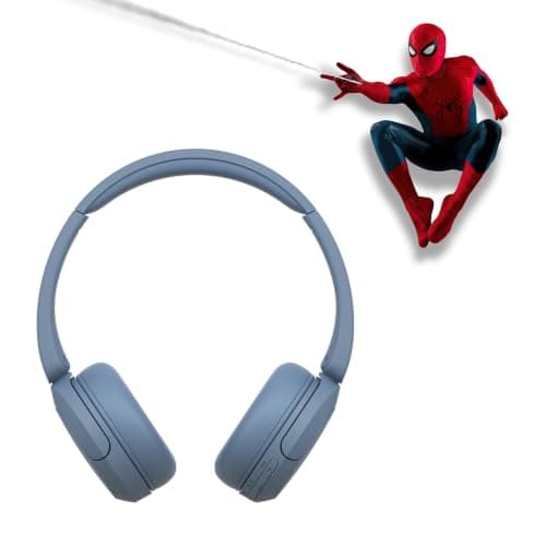 Sony WH-CH520 Wireless Headphones Bluetooth On-Ear Headset with Microphone and up to 50 Hours Battery Life with Quick Charging, Blue thumbnail 2