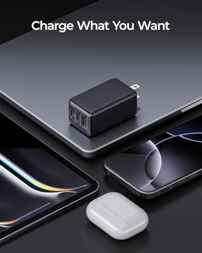 wegear 67W USB C Charger, 3-Port GaN Fast Charging Block with Foldable Plug, Compatible with MacBook Pro/Air, iPad Pro, iPhone 16/15/Pro, Galaxy S25/S24, Note20, Pixel, Apple Watch thumbnail 6