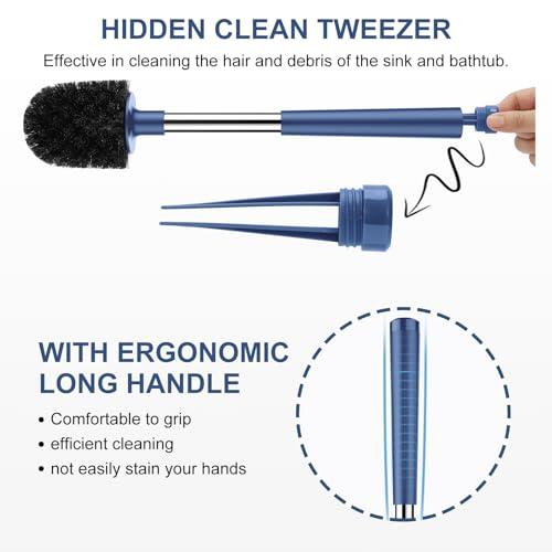 Miniatura de Paquete de 3 Cepillos de Inodoro SetSail con Tapa Automática 3